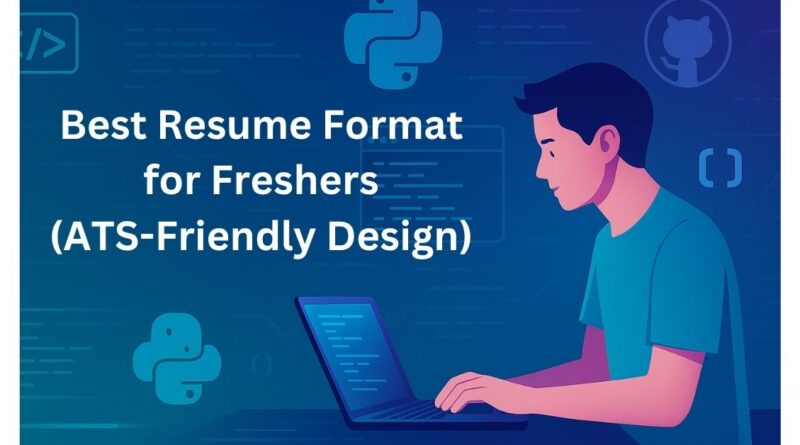 Clean and modern ATS-friendly resume template designed for freshers applying to tech jobs.