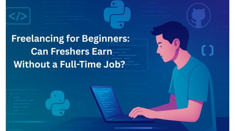 Young freelancer working on a laptop from home, exploring online earning options