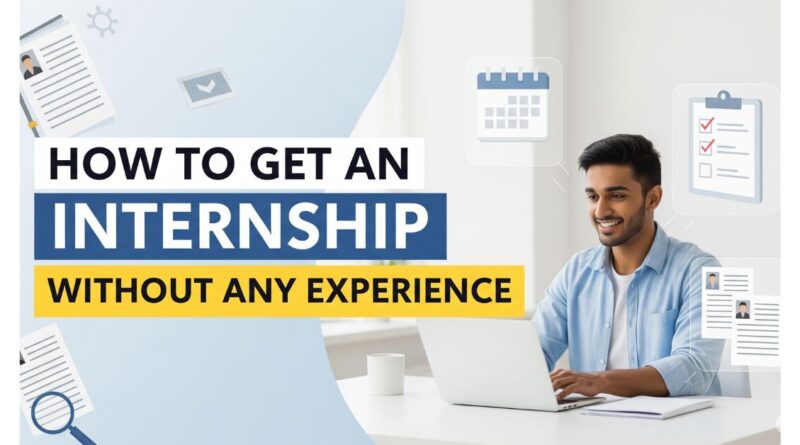 Fresher applying for an internship online without prior experience.