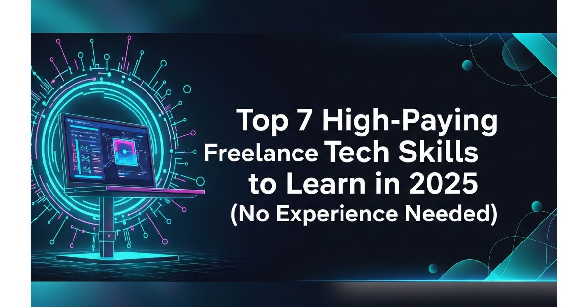 Top 7 High-Paying Freelance Tech Skills to Learn in 2025 (No Experience Needed)
