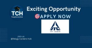 ITC Limited corporate office with employees collaborating on projects during a hiring drive.